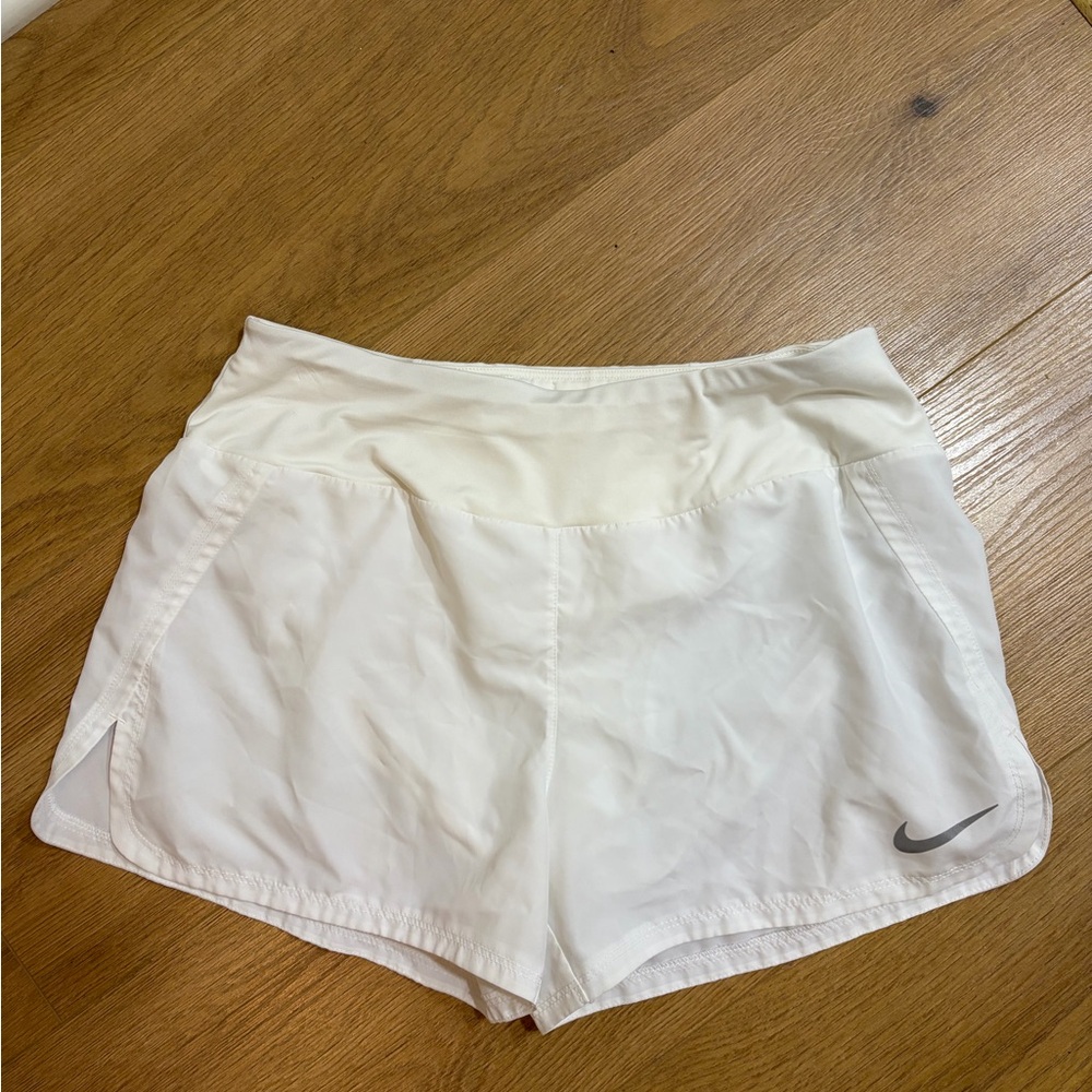 Nike Women's Cream Athletic Shorts